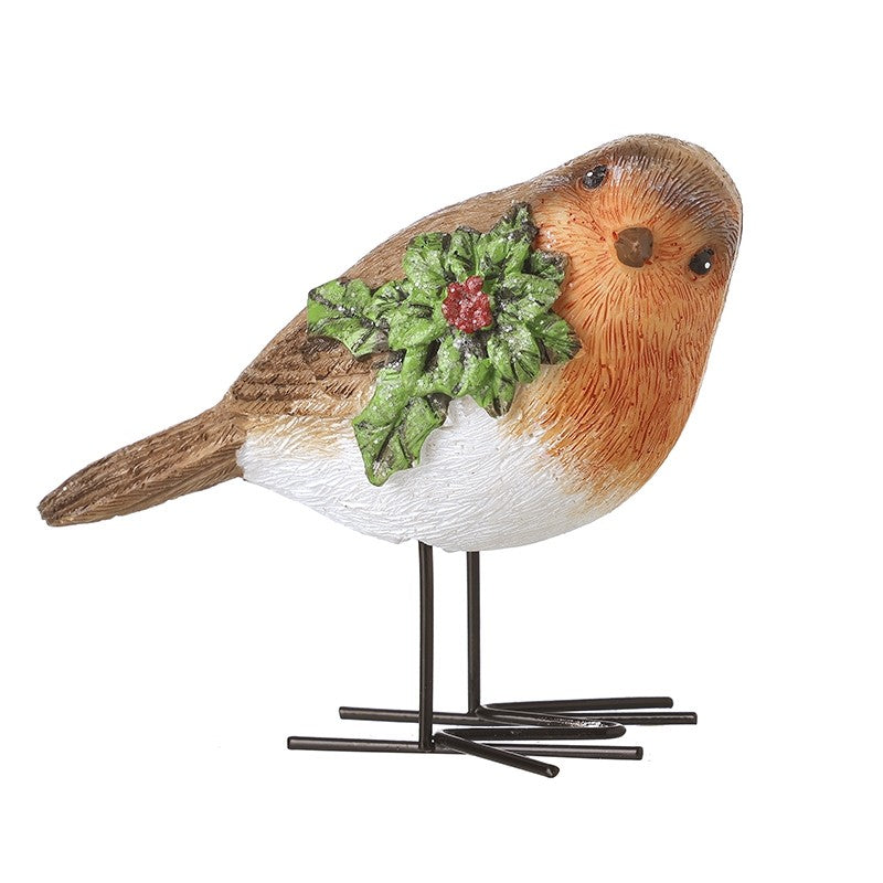 Robin with Holly