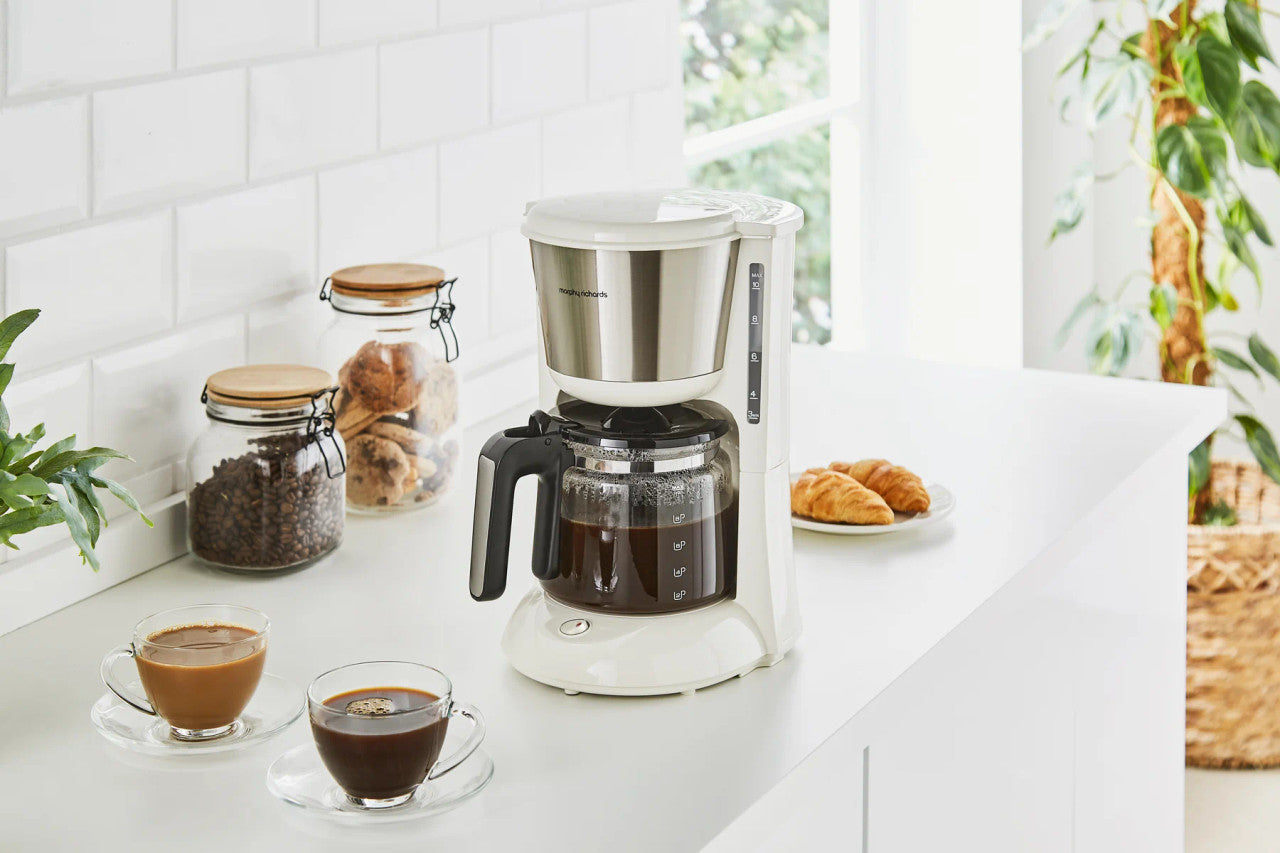 Morphy Richards Equip Filter Coffee Machine - Cream | 162504