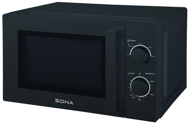 Sona 700 Watt 20Litre Microwave Black | 980544