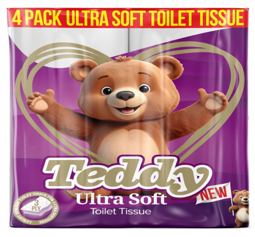 TEDDY Ultrasoft 3Ply Comfort Toilet Roll - 32pk